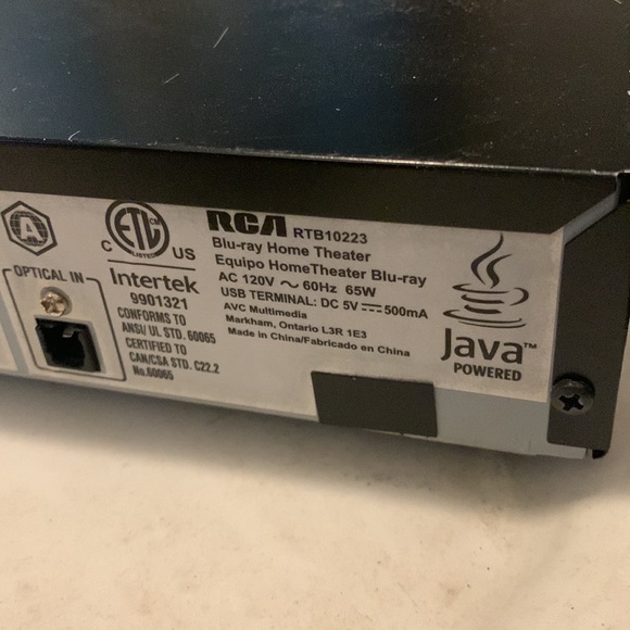 RCA Blu-Ray Disc Player - Picture 7 of 7